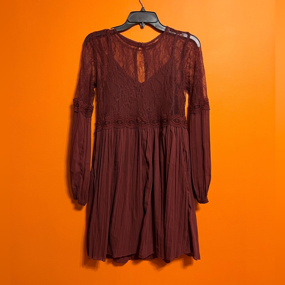Abercrombie and fitch boho long sleeve dress